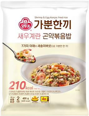 가뿐한끼 새우계란 곤약볶음밥