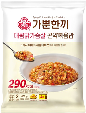가뿐한끼 매콤닭가슴살 곤약볶음밥