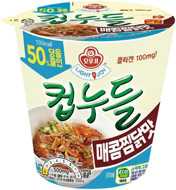 컵누들 당을줄인 매콤찜닭맛