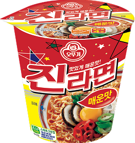 진라면 매운맛 컵