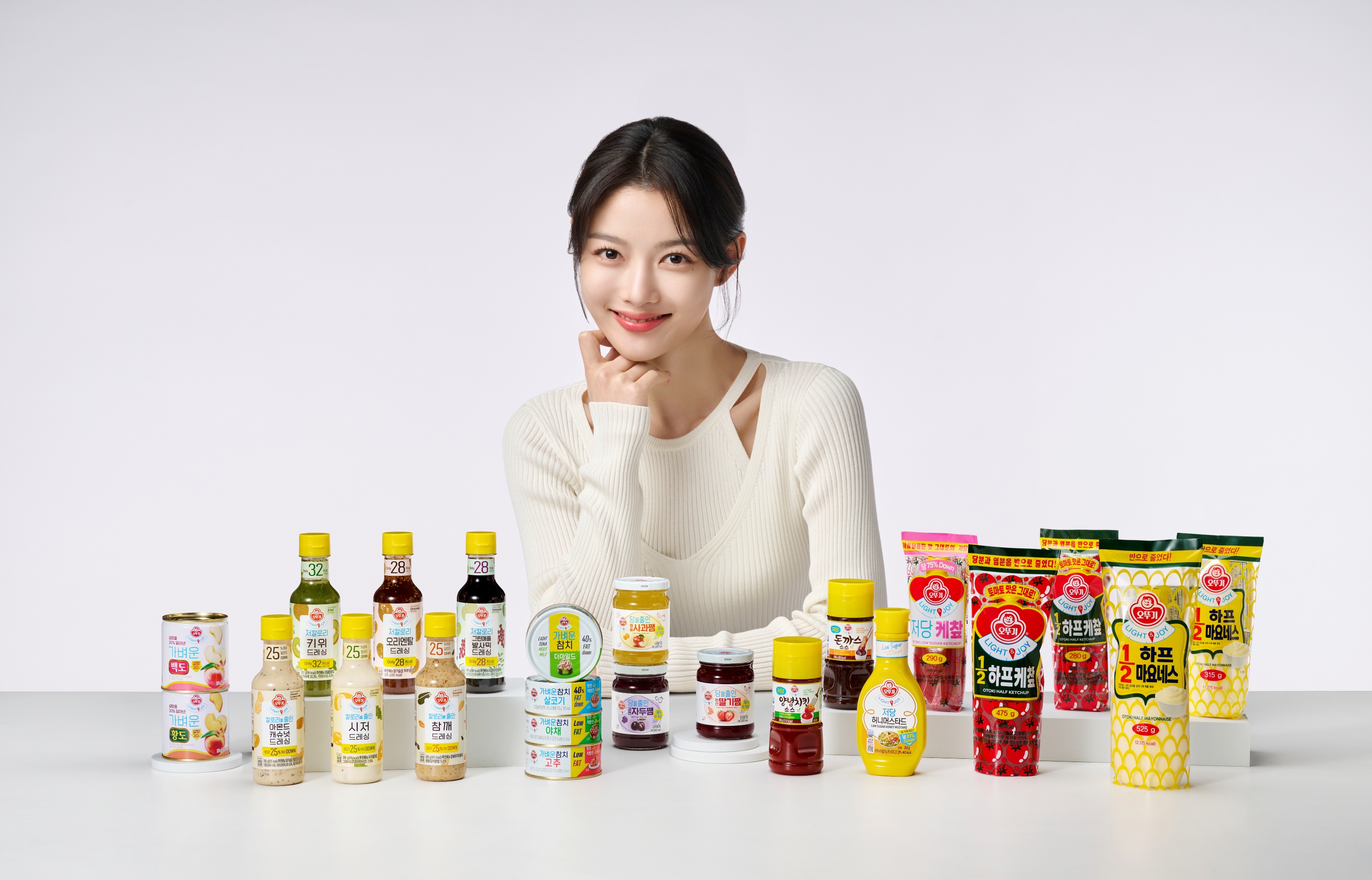 오뚜기 라이트앤조이 브랜드 연출컷