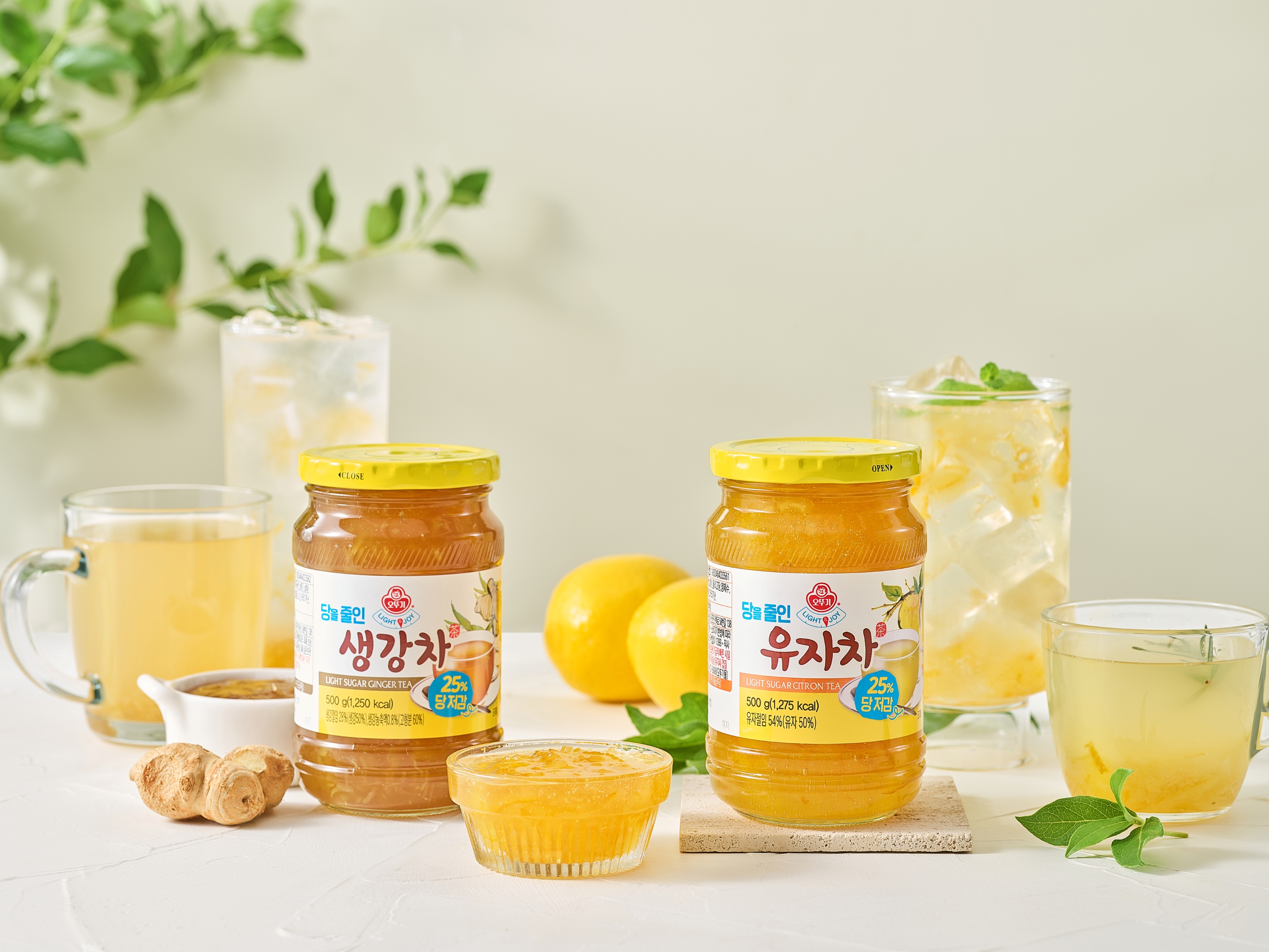 오뚜기 라이트앤조이 당을줄인 액상차 2종