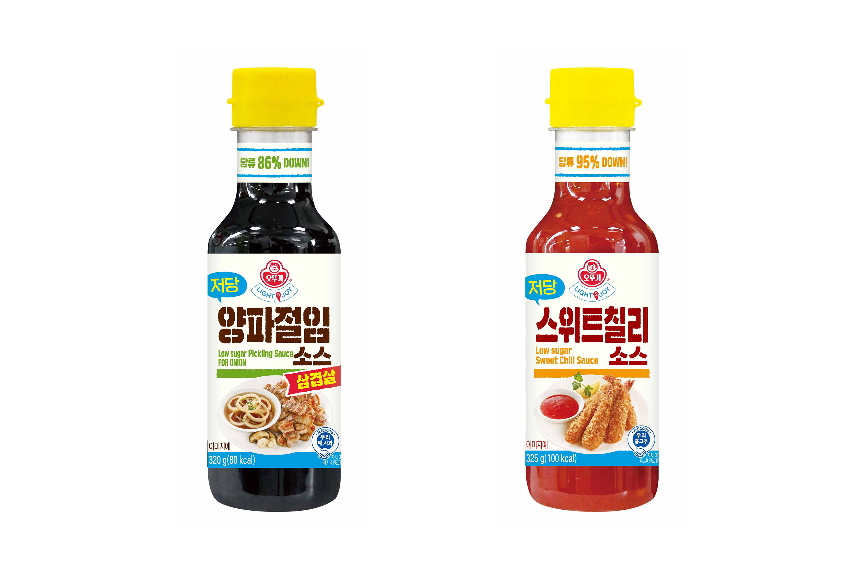 오뚜기 LIGHT&JOY 저당 소스 2종