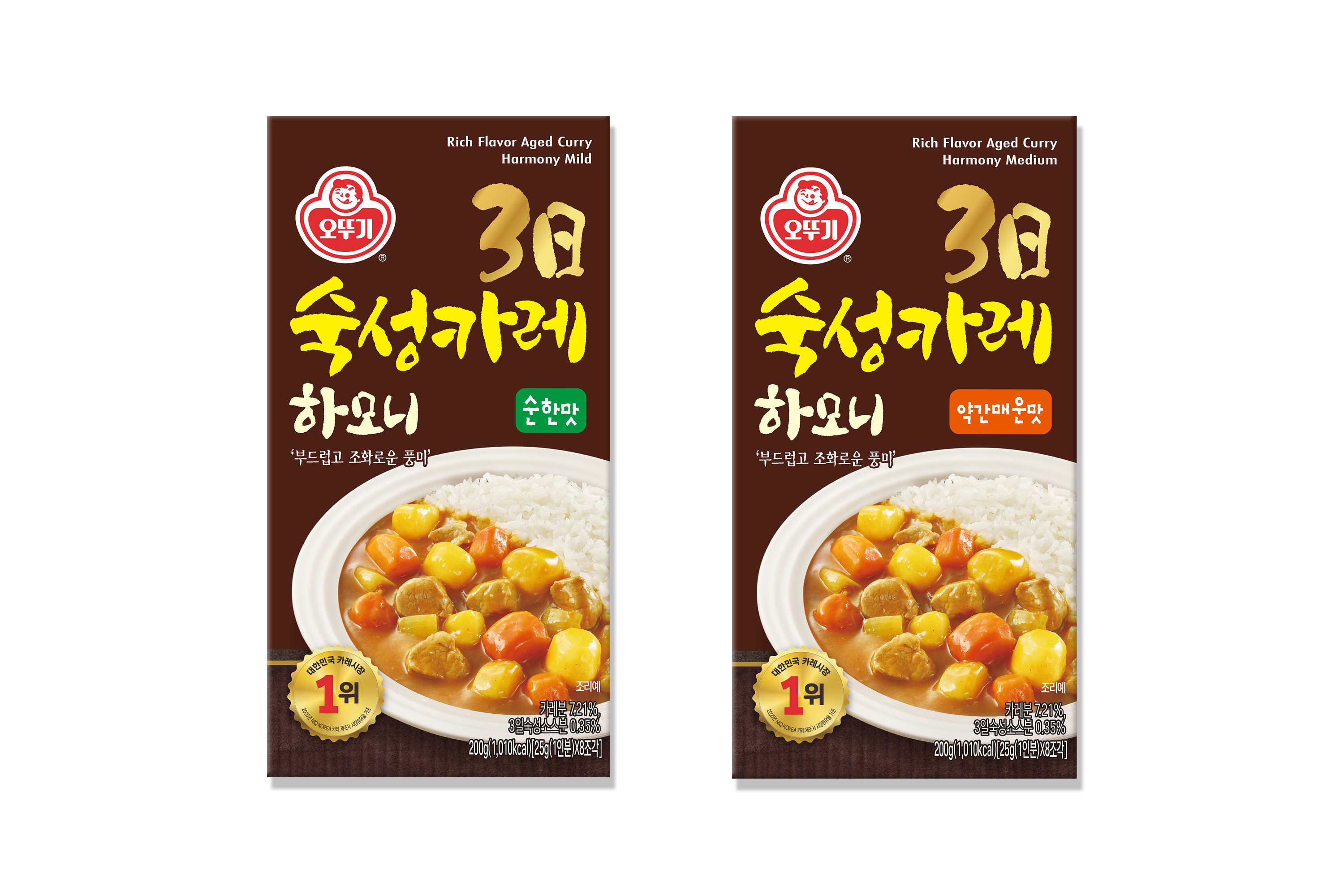 오뚜기3일숙성카레하모니2종
