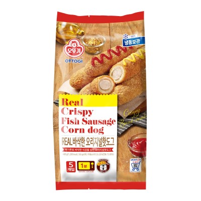 REAL CRISPY FISH SAUSAGE CORN DOG